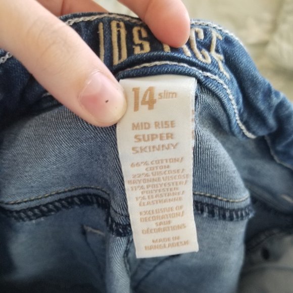 Justice Super Skinny Jeans - Picture 3 of 3